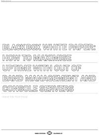 Maximise uptime with console servers